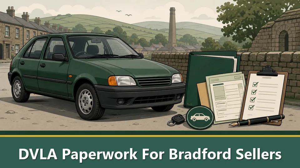 DVLA Bradford فروخت کنندگان کے لیے کاغذی کارروائی