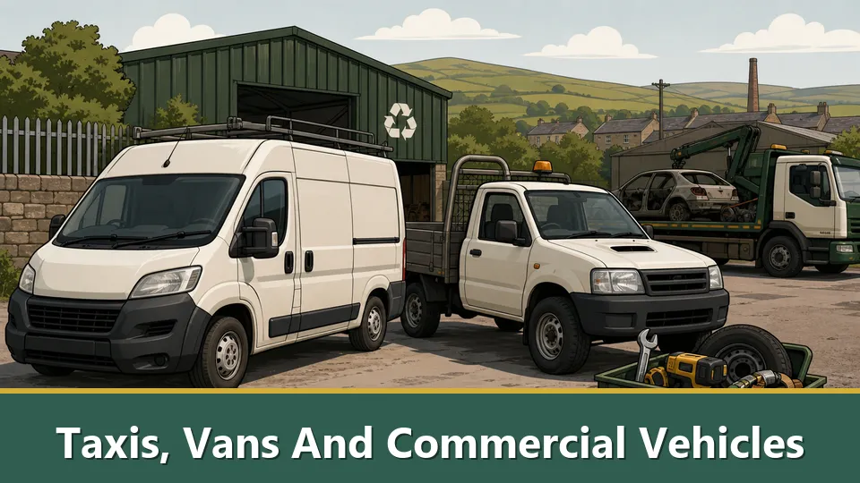 Taxis ، وینز اور Commercial گاڑیاں